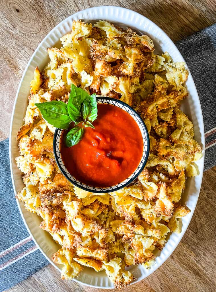 Air Fryer Bow Tie Pasta Chips Recipe Air Fryer Easy