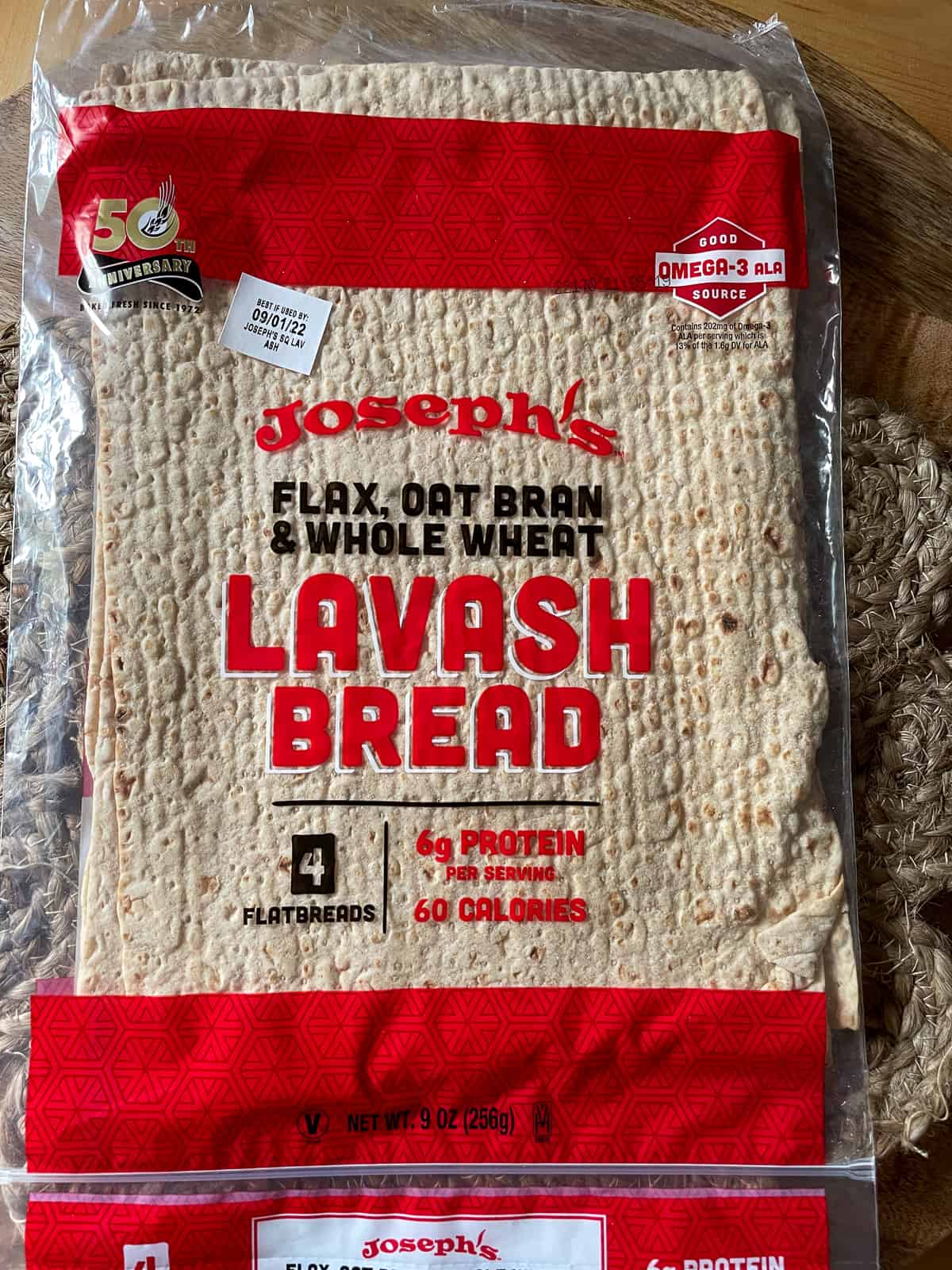 Package of Lavash Bread