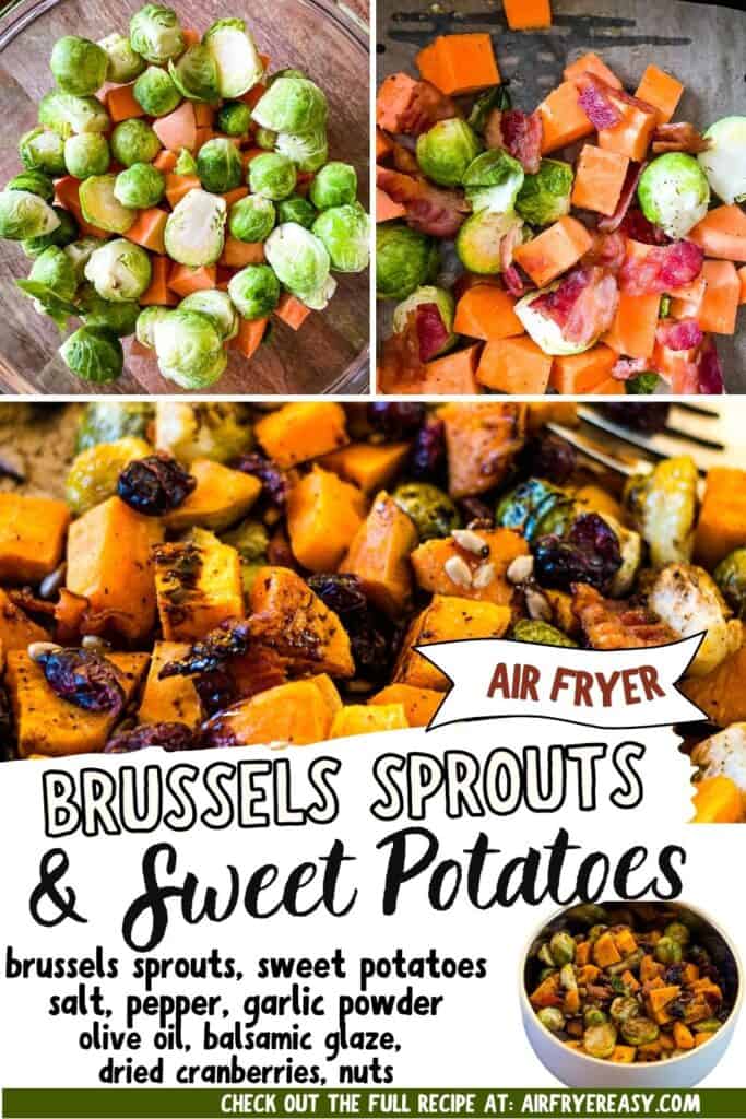 Air Fryer Brussels Sprouts and Sweet Potatoes Air Fryer Easy